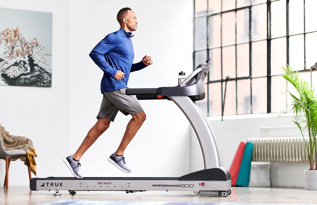 Accessorize your treadmill workouts with residential fitness equipment.